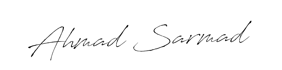 You can use this online signature creator to create a handwritten signature for the name Ahmad Sarmad. This is the best online autograph maker. Ahmad Sarmad signature style 6 images and pictures png