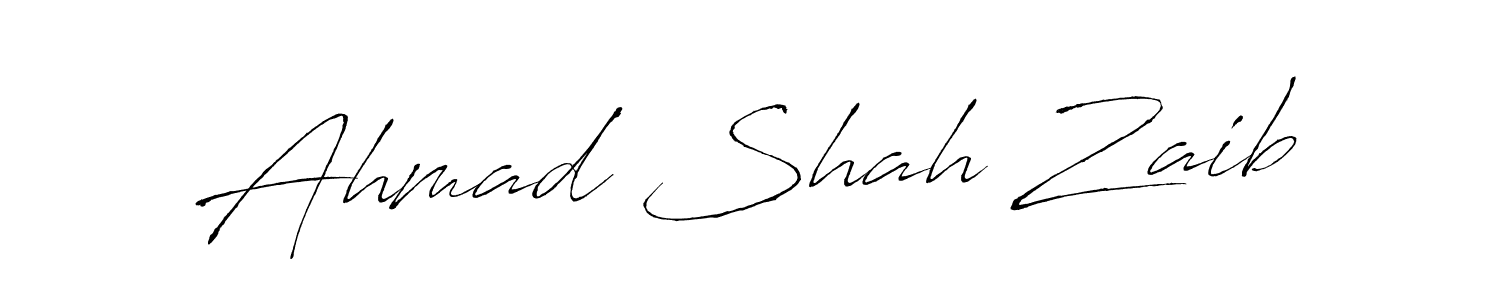 Design your own signature with our free online signature maker. With this signature software, you can create a handwritten (Antro_Vectra) signature for name Ahmad Shah Zaib. Ahmad Shah Zaib signature style 6 images and pictures png