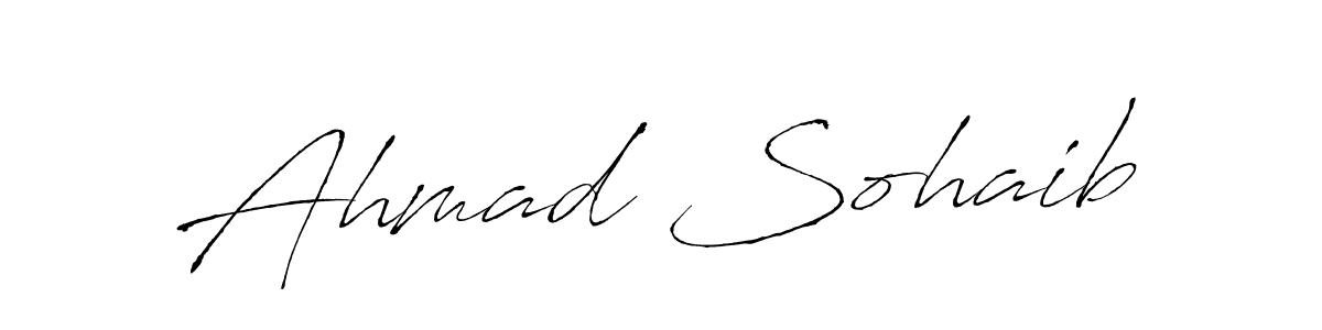 It looks lik you need a new signature style for name Ahmad Sohaib. Design unique handwritten (Antro_Vectra) signature with our free signature maker in just a few clicks. Ahmad Sohaib signature style 6 images and pictures png