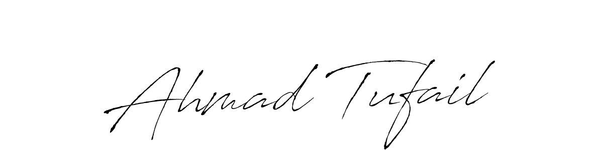 Design your own signature with our free online signature maker. With this signature software, you can create a handwritten (Antro_Vectra) signature for name Ahmad Tufail. Ahmad Tufail signature style 6 images and pictures png