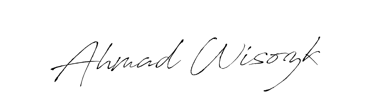 You can use this online signature creator to create a handwritten signature for the name Ahmad Wisozk. This is the best online autograph maker. Ahmad Wisozk signature style 6 images and pictures png