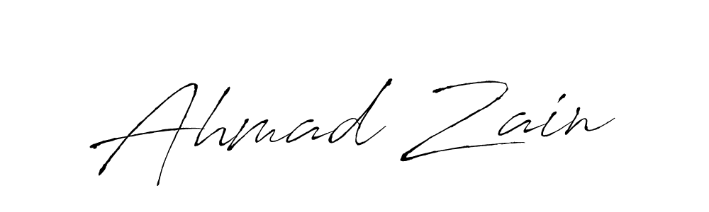 Make a beautiful signature design for name Ahmad Zain. Use this online signature maker to create a handwritten signature for free. Ahmad Zain signature style 6 images and pictures png