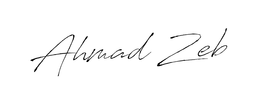 How to make Ahmad Zeb signature? Antro_Vectra is a professional autograph style. Create handwritten signature for Ahmad Zeb name. Ahmad Zeb signature style 6 images and pictures png