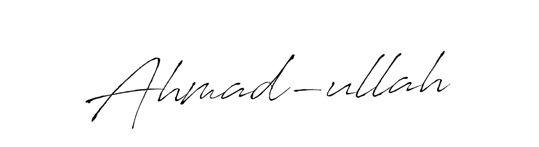 Use a signature maker to create a handwritten signature online. With this signature software, you can design (Antro_Vectra) your own signature for name Ahmad-ullah. Ahmad-ullah signature style 6 images and pictures png