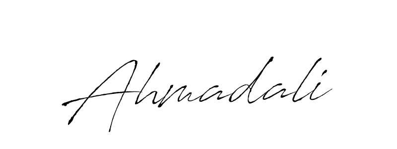 The best way (Antro_Vectra) to make a short signature is to pick only two or three words in your name. The name Ahmadali include a total of six letters. For converting this name. Ahmadali signature style 6 images and pictures png