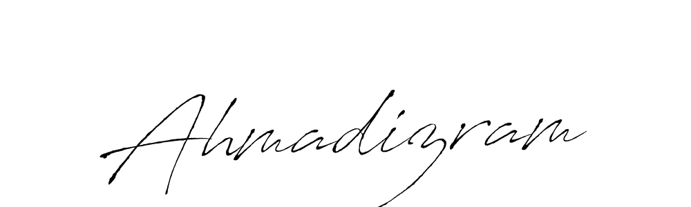 Ahmadizram stylish signature style. Best Handwritten Sign (Antro_Vectra) for my name. Handwritten Signature Collection Ideas for my name Ahmadizram. Ahmadizram signature style 6 images and pictures png