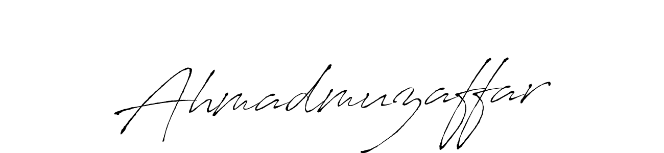 Also we have Ahmadmuzaffar name is the best signature style. Create professional handwritten signature collection using Antro_Vectra autograph style. Ahmadmuzaffar signature style 6 images and pictures png