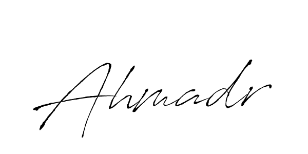 How to make Ahmadr signature? Antro_Vectra is a professional autograph style. Create handwritten signature for Ahmadr name. Ahmadr signature style 6 images and pictures png