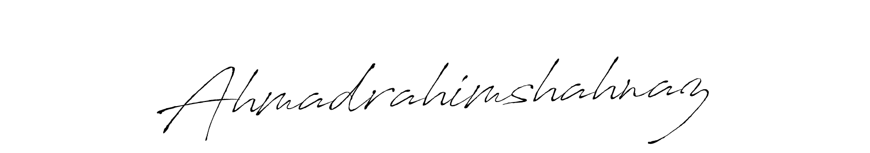 Use a signature maker to create a handwritten signature online. With this signature software, you can design (Antro_Vectra) your own signature for name Ahmadrahimshahnaz. Ahmadrahimshahnaz signature style 6 images and pictures png