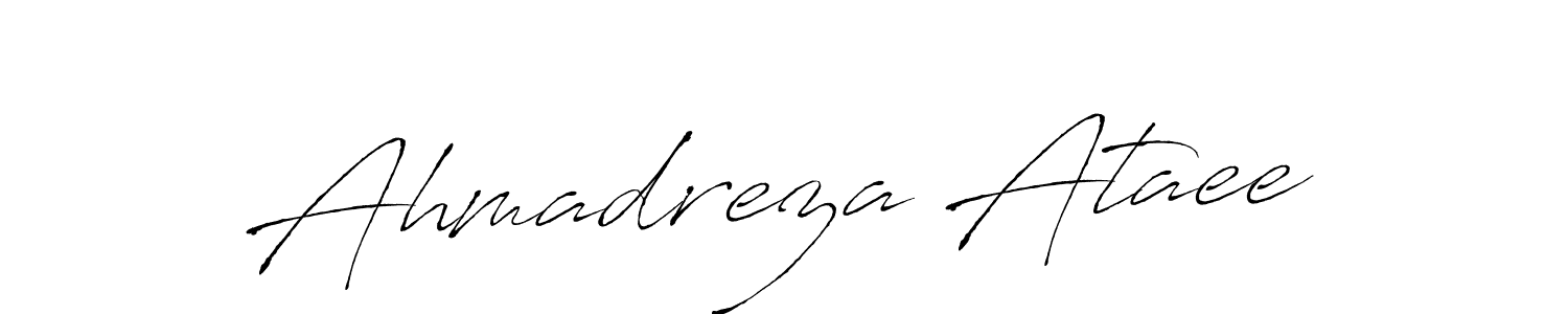 Similarly Antro_Vectra is the best handwritten signature design. Signature creator online .You can use it as an online autograph creator for name Ahmadreza Ataee. Ahmadreza Ataee signature style 6 images and pictures png