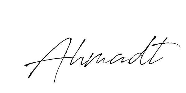 Similarly Antro_Vectra is the best handwritten signature design. Signature creator online .You can use it as an online autograph creator for name Ahmadt. Ahmadt signature style 6 images and pictures png