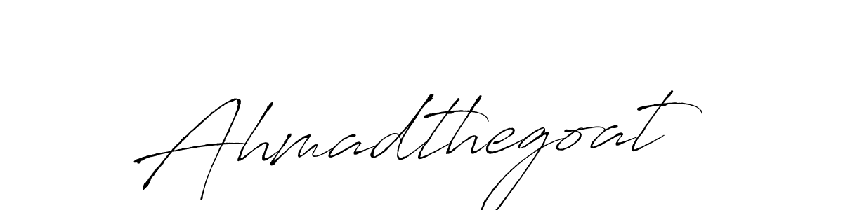 Use a signature maker to create a handwritten signature online. With this signature software, you can design (Antro_Vectra) your own signature for name Ahmadthegoat. Ahmadthegoat signature style 6 images and pictures png