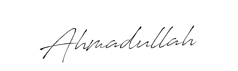 How to make Ahmadullah signature? Antro_Vectra is a professional autograph style. Create handwritten signature for Ahmadullah name. Ahmadullah signature style 6 images and pictures png