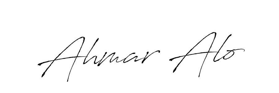 Make a beautiful signature design for name Ahmar Alo. With this signature (Antro_Vectra) style, you can create a handwritten signature for free. Ahmar Alo signature style 6 images and pictures png