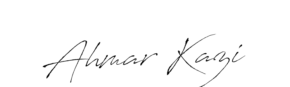 The best way (Antro_Vectra) to make a short signature is to pick only two or three words in your name. The name Ahmar Kazi include a total of six letters. For converting this name. Ahmar Kazi signature style 6 images and pictures png