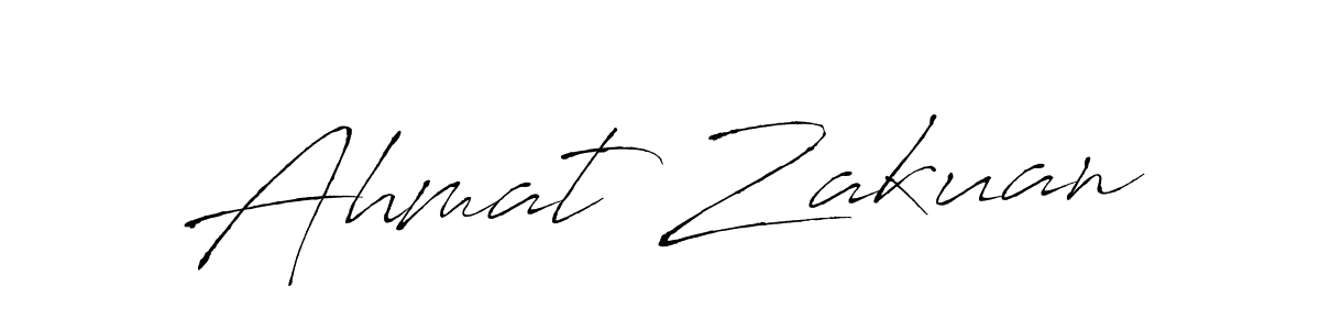 Ahmat Zakuan stylish signature style. Best Handwritten Sign (Antro_Vectra) for my name. Handwritten Signature Collection Ideas for my name Ahmat Zakuan. Ahmat Zakuan signature style 6 images and pictures png