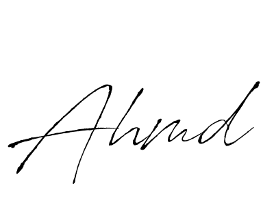 Create a beautiful signature design for name Ahmd. With this signature (Antro_Vectra) fonts, you can make a handwritten signature for free. Ahmd signature style 6 images and pictures png