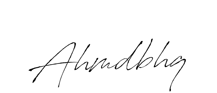 Make a beautiful signature design for name Ahmdbhq. Use this online signature maker to create a handwritten signature for free. Ahmdbhq signature style 6 images and pictures png