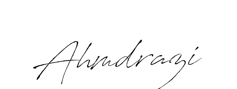 Similarly Antro_Vectra is the best handwritten signature design. Signature creator online .You can use it as an online autograph creator for name Ahmdrazi. Ahmdrazi signature style 6 images and pictures png