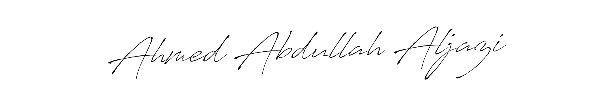 Design your own signature with our free online signature maker. With this signature software, you can create a handwritten (Antro_Vectra) signature for name Ahmed Abdullah Aljazi. Ahmed Abdullah Aljazi signature style 6 images and pictures png