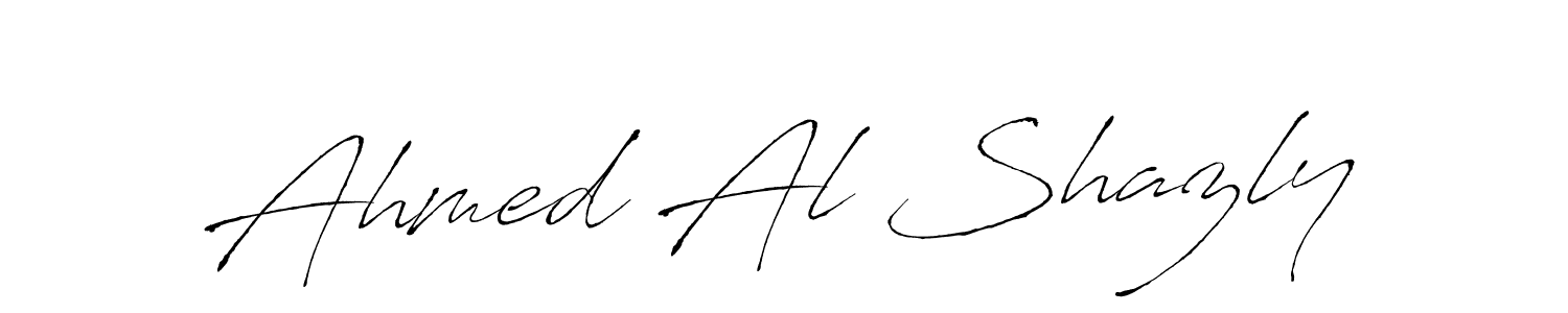 How to make Ahmed Al Shazly signature? Antro_Vectra is a professional autograph style. Create handwritten signature for Ahmed Al Shazly name. Ahmed Al Shazly signature style 6 images and pictures png