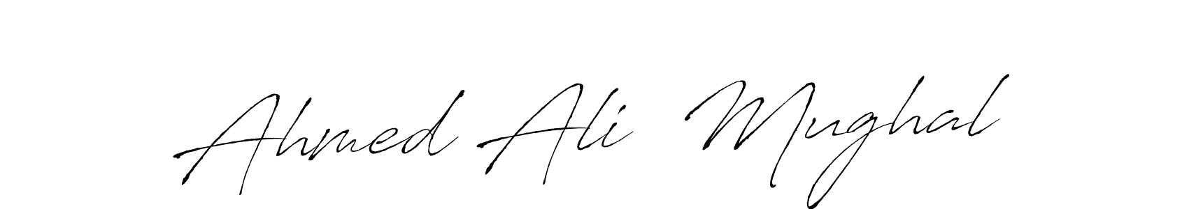 It looks lik you need a new signature style for name Ahmed Ali  Mughal. Design unique handwritten (Antro_Vectra) signature with our free signature maker in just a few clicks. Ahmed Ali  Mughal signature style 6 images and pictures png