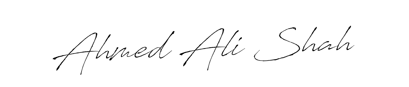 Design your own signature with our free online signature maker. With this signature software, you can create a handwritten (Antro_Vectra) signature for name Ahmed Ali Shah. Ahmed Ali Shah signature style 6 images and pictures png