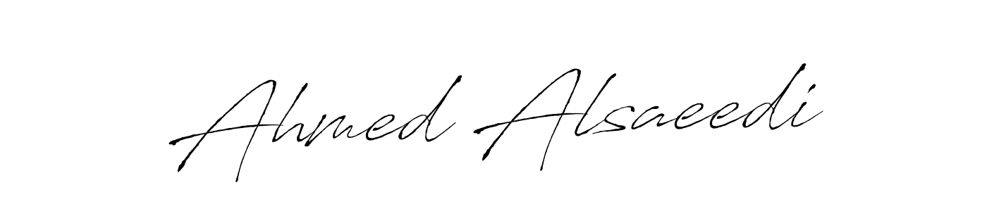 How to make Ahmed Alsaeedi signature? Antro_Vectra is a professional autograph style. Create handwritten signature for Ahmed Alsaeedi name. Ahmed Alsaeedi signature style 6 images and pictures png