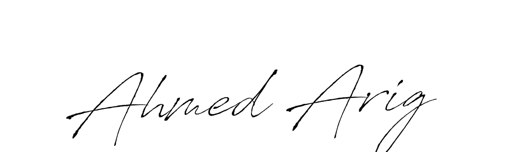 You can use this online signature creator to create a handwritten signature for the name Ahmed Arig. This is the best online autograph maker. Ahmed Arig signature style 6 images and pictures png