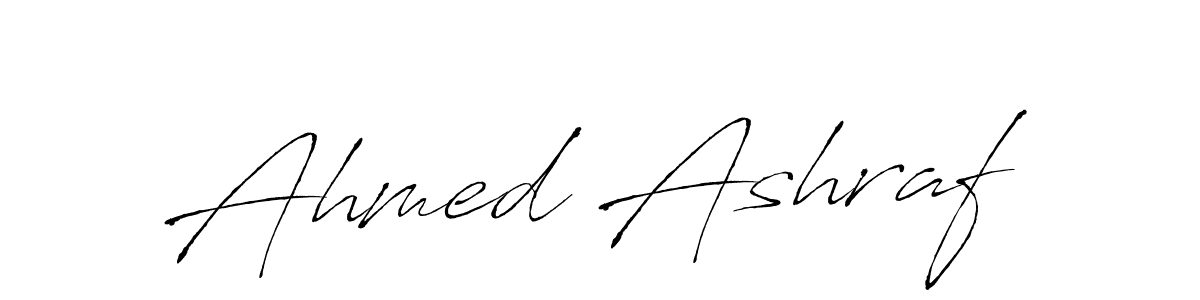 Ahmed Ashraf stylish signature style. Best Handwritten Sign (Antro_Vectra) for my name. Handwritten Signature Collection Ideas for my name Ahmed Ashraf. Ahmed Ashraf signature style 6 images and pictures png