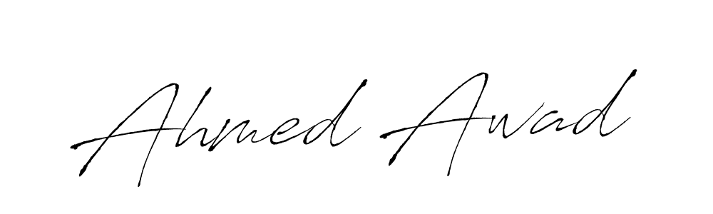 Use a signature maker to create a handwritten signature online. With this signature software, you can design (Antro_Vectra) your own signature for name Ahmed Awad. Ahmed Awad signature style 6 images and pictures png