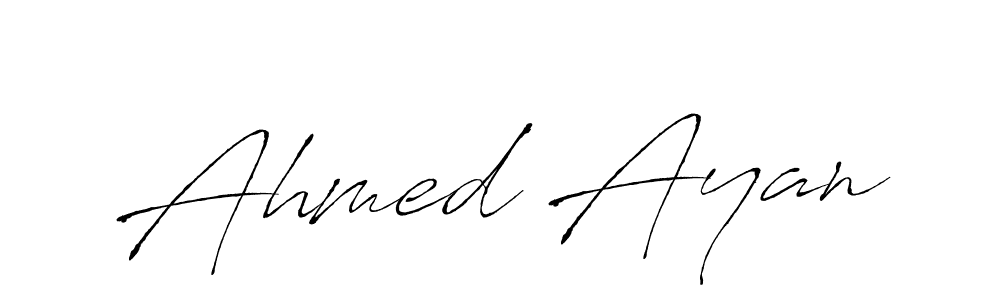 It looks lik you need a new signature style for name Ahmed Ayan. Design unique handwritten (Antro_Vectra) signature with our free signature maker in just a few clicks. Ahmed Ayan signature style 6 images and pictures png