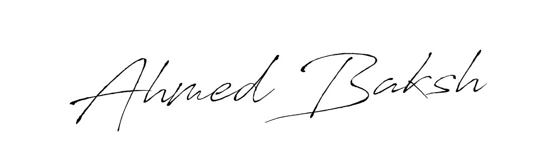 Use a signature maker to create a handwritten signature online. With this signature software, you can design (Antro_Vectra) your own signature for name Ahmed Baksh. Ahmed Baksh signature style 6 images and pictures png