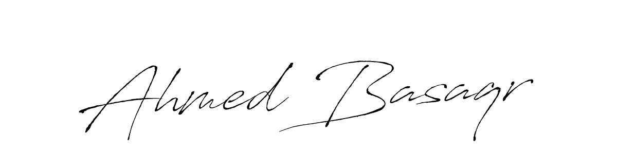 Ahmed Basaqr stylish signature style. Best Handwritten Sign (Antro_Vectra) for my name. Handwritten Signature Collection Ideas for my name Ahmed Basaqr. Ahmed Basaqr signature style 6 images and pictures png