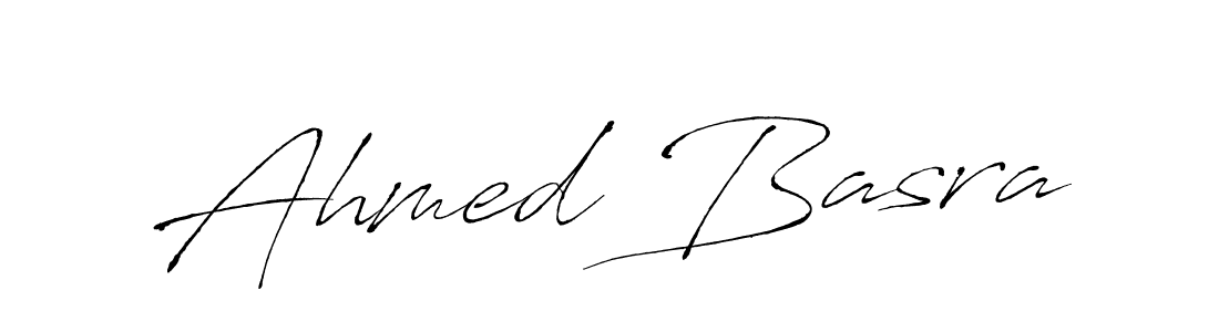 Create a beautiful signature design for name Ahmed Basra. With this signature (Antro_Vectra) fonts, you can make a handwritten signature for free. Ahmed Basra signature style 6 images and pictures png
