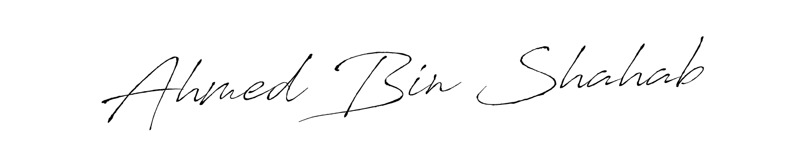 You should practise on your own different ways (Antro_Vectra) to write your name (Ahmed Bin Shahab) in signature. don't let someone else do it for you. Ahmed Bin Shahab signature style 6 images and pictures png