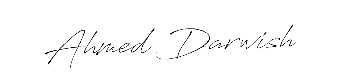 How to make Ahmed Darwish signature? Antro_Vectra is a professional autograph style. Create handwritten signature for Ahmed Darwish name. Ahmed Darwish signature style 6 images and pictures png