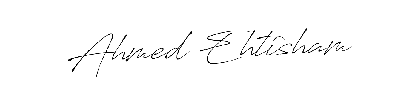 Make a beautiful signature design for name Ahmed Ehtisham. With this signature (Antro_Vectra) style, you can create a handwritten signature for free. Ahmed Ehtisham signature style 6 images and pictures png