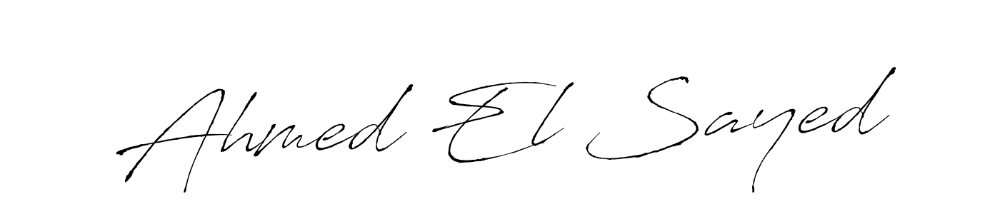 Use a signature maker to create a handwritten signature online. With this signature software, you can design (Antro_Vectra) your own signature for name Ahmed El Sayed. Ahmed El Sayed signature style 6 images and pictures png