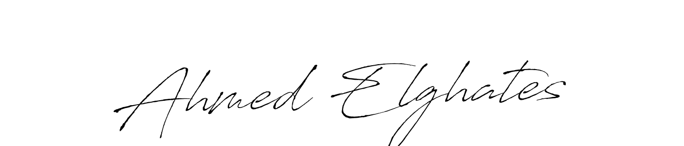 Create a beautiful signature design for name Ahmed Elghates. With this signature (Antro_Vectra) fonts, you can make a handwritten signature for free. Ahmed Elghates signature style 6 images and pictures png