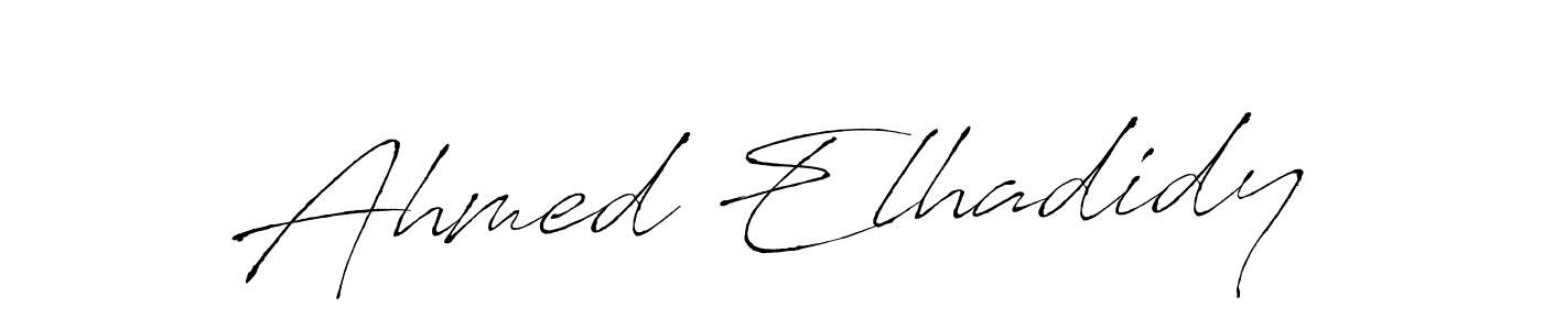 if you are searching for the best signature style for your name Ahmed Elhadidy. so please give up your signature search. here we have designed multiple signature styles  using Antro_Vectra. Ahmed Elhadidy signature style 6 images and pictures png
