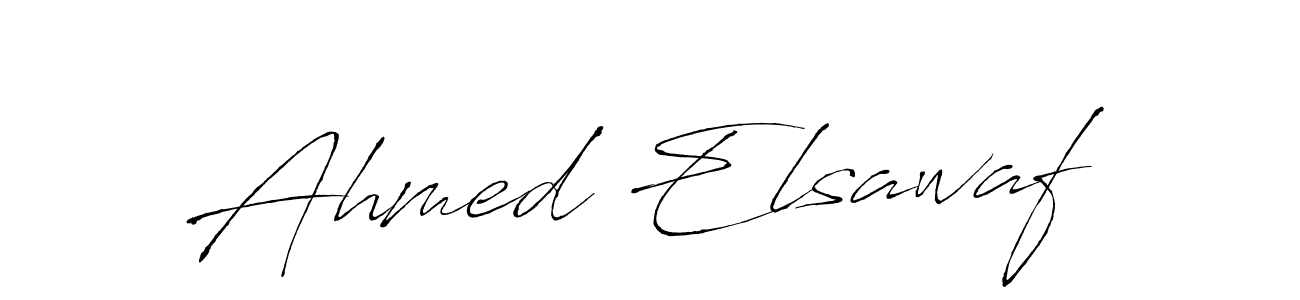 How to make Ahmed Elsawaf name signature. Use Antro_Vectra style for creating short signs online. This is the latest handwritten sign. Ahmed Elsawaf signature style 6 images and pictures png