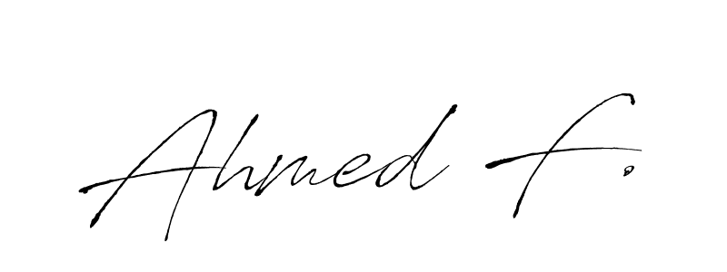 Make a beautiful signature design for name Ahmed F.. Use this online signature maker to create a handwritten signature for free. Ahmed F. signature style 6 images and pictures png