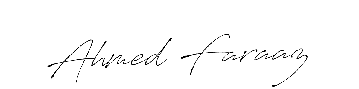 This is the best signature style for the Ahmed Faraaz name. Also you like these signature font (Antro_Vectra). Mix name signature. Ahmed Faraaz signature style 6 images and pictures png
