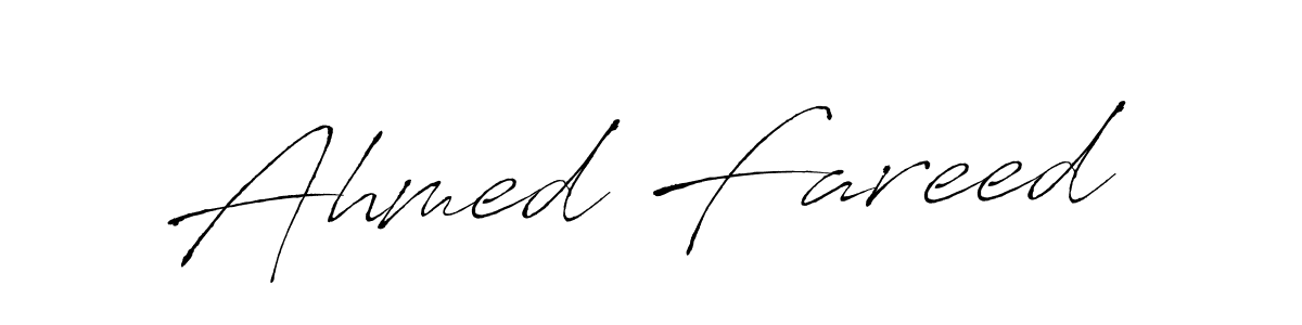 How to make Ahmed Fareed signature? Antro_Vectra is a professional autograph style. Create handwritten signature for Ahmed Fareed name. Ahmed Fareed signature style 6 images and pictures png