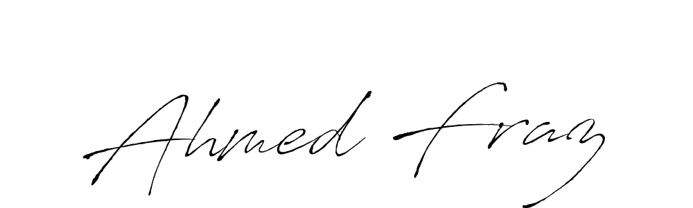 It looks lik you need a new signature style for name Ahmed Fraz. Design unique handwritten (Antro_Vectra) signature with our free signature maker in just a few clicks. Ahmed Fraz signature style 6 images and pictures png