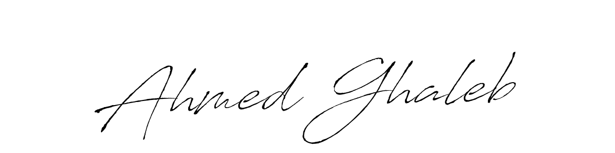 Design your own signature with our free online signature maker. With this signature software, you can create a handwritten (Antro_Vectra) signature for name Ahmed Ghaleb. Ahmed Ghaleb signature style 6 images and pictures png