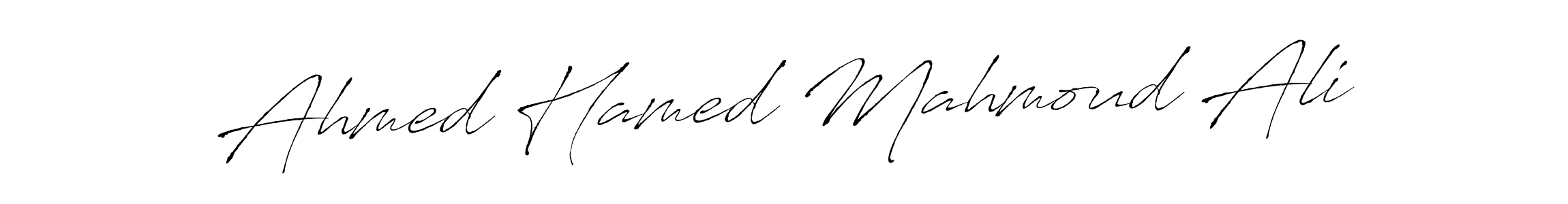 Also we have Ahmed Hamed Mahmoud Ali name is the best signature style. Create professional handwritten signature collection using Antro_Vectra autograph style. Ahmed Hamed Mahmoud Ali signature style 6 images and pictures png