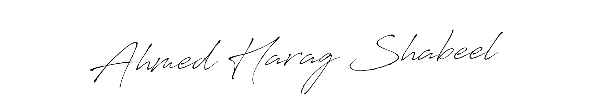 Make a beautiful signature design for name Ahmed Harag Shabeel. Use this online signature maker to create a handwritten signature for free. Ahmed Harag Shabeel signature style 6 images and pictures png