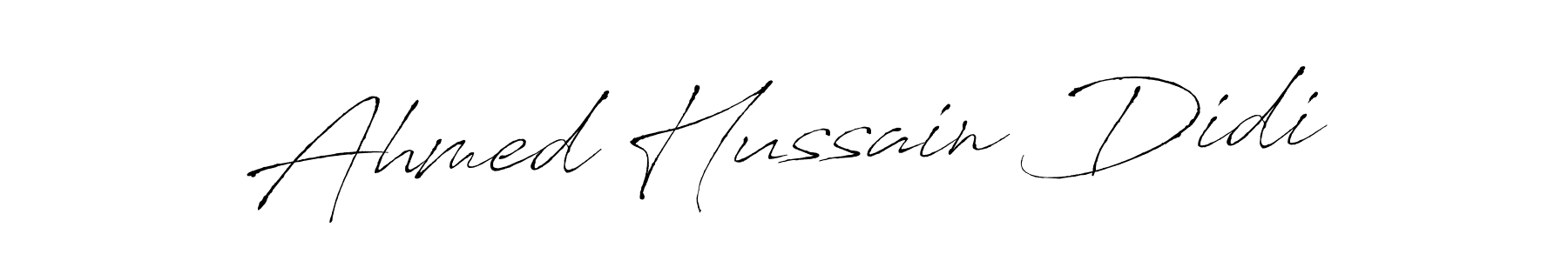 Ahmed Hussain Didi stylish signature style. Best Handwritten Sign (Antro_Vectra) for my name. Handwritten Signature Collection Ideas for my name Ahmed Hussain Didi. Ahmed Hussain Didi signature style 6 images and pictures png
